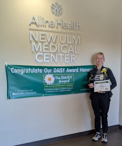 New Ulm Medical Center’s Kanuch receives DAISY Foundation award
